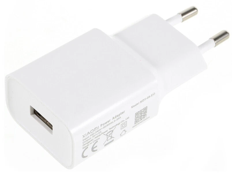 Originale Xiaomi MDY-08DF Alimentatore per Xiaomi Mi 4/4c/5/5 S/5 S PLUS Bianco - Immagine 1 di 1