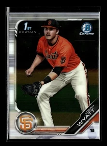 LOGAN WYATT ⚾ 2019 Bowman Chrome Draft #BDC-29 San Francisco Giants - Picture 1 of 2
