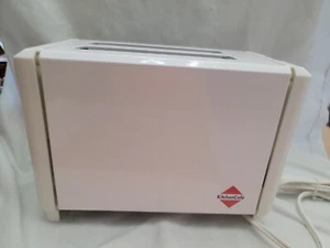 Kitchen Cafe  2 Slice Toaster  Vtg New White - Picture 1 of 12