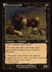 MTG GRAVECRAWLER 380 EXC - STRISCIANTE DEL SEPOLCRO - INR X EN - MAGIC - Picture 1 of 1