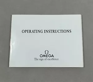 Omega Uhr Bedienungsanleitung Seamaster Manual Booklet 03090270 - Bild 1 von 2