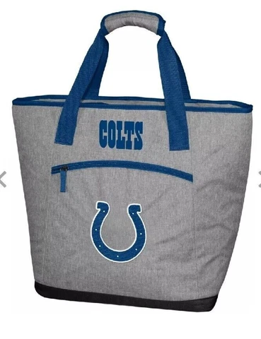 Rawlings Indianapolis Colts NFL 30 Can Insulated Cooler Bag With Backpack Straps Cover