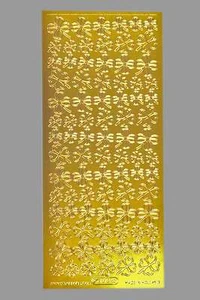 Aufkleber Kleeblätter gold/silber Starform 102 Sticker - Bild 1 von 5