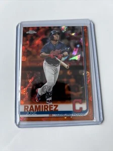 Topps 2019 cromo zafiro naranja #223 José Ramírez/25 - Imagen 1 de 2