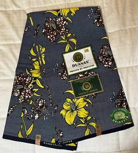 Ankara/Kitenge Fabric from Tanzania, 6 Yards of African Wax Print, 100% cotton - Picture 1 of 2