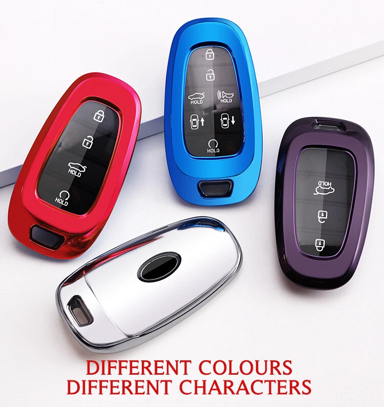 TPU Remote key cover For 2021 2022 2023 HYUNDAI TUCSON NEXO SONATA 2024 PALISADE - Image 1 of 1