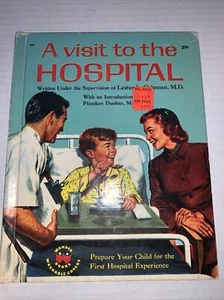 A Visit To the Hospital Lester L. Coleman M.D. vintage 1958 Wonder Books HB 📚 - Imagen 1 de 5