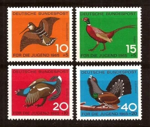 [D6507] BRD, Germany,  1965 full set MNH**Youth Hostels, Birds - Picture 1 of 1