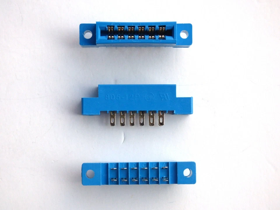 1X Commodore 64/128/VIC-20 cassette datassette port edge connector wire solder - Immagine 1 di 1