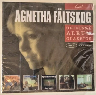 Rar AGNETHA FÄLTSKOG ORIGINAL ALBUM CLASSICS 5 CD BOX-SET ABBA  NEU OVP - Bild 1 von 2