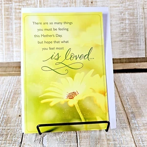 Hallmark Mother's Day Greeting Card 5x7 Yellow Floral Loved - Picture 1 of 7