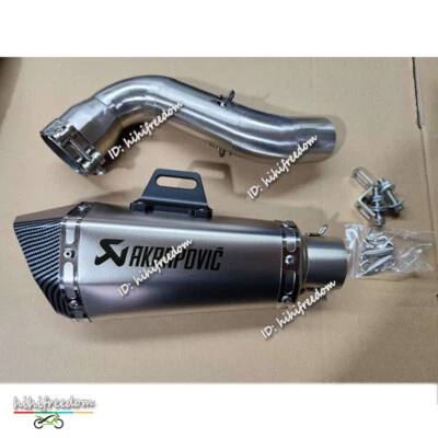 Silenciador de escape 51 mm versión UE 2008-2016 antideslizante para Honda CBR1000RR + tubo medio Foto 1 de 4