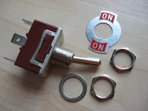 Daier Toggle Switch KN3C-102 SPDT 2-Position 250VAC 15Amps 12VDC 1/2" #E34BA - Picture 1 of 7