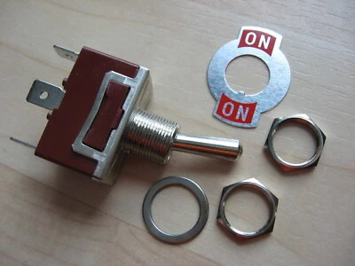 DAIER ELECTRON CO, LTD. Daier Toggle Switch KN3C-102 SPDT 2-Position 250VAC 15Amps 12VDC 1/2" #E34BA