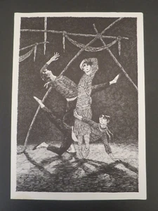 1979 Edward Gorey 16x11 Gothic Print Derrick Scone Hester Fringe John Mucksweat - Picture 1 of 5