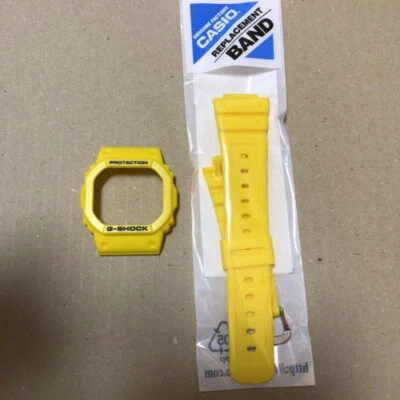 Cinturón Casio G-Shock Amarillo Personalizado DW-5600 e Bisel Genuino Limitado De JAPÓN Foto 1 de 4
