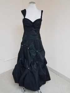 Vintage Junior Scene Dress/Gown Black,Cocktail,1950's Style,Satin Poof, size 4 - Picture 1 of 12