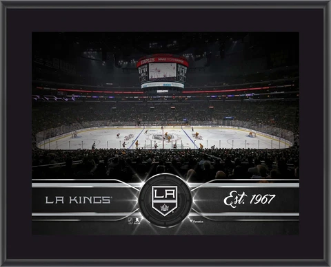 Los Angeles Kings 10" x 13" Sublimated Team Stadium Plaque - Fanatics Cover