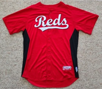 Michael Quertz Cincinnati Reds #43 Authentic Majestic Cool Base Jersey Size 48  - Image 1 of 4