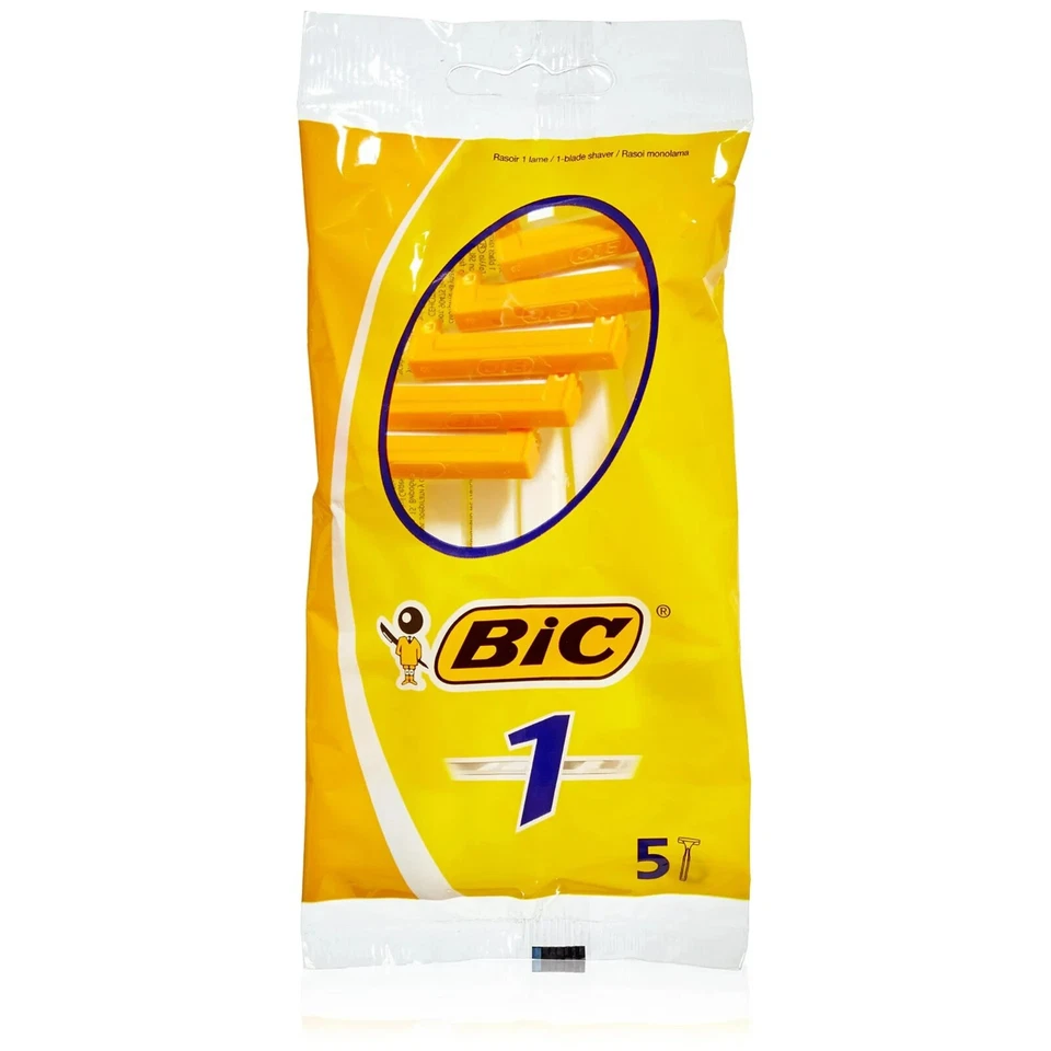 Bic Classic Disposable Razors for Normal Skin - 5 Razors - 1 Pack - Image 1 of 1