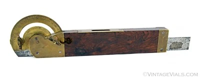 Stunning W.T. FISHER Patent Rosewood Combination Bevel, Level & Inclinometer - Image 1 of 4