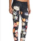 MOTHER Floral “The Looker” Jeans ‘Kissed Me Between The Gardenias and Daisies’