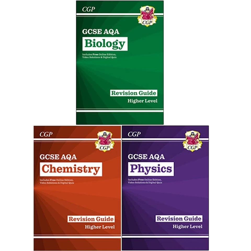 GCSE Science Grade 9-1 Collection 3 Books Set (Biology, Chemistry, Physics) - Image 1 of 1
