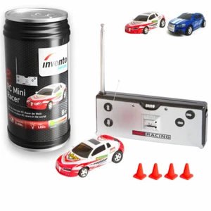 Remote Control Micro Racing Car Set Packed in a Soda Can Mini Speed RC Radio Toy - Picture 1 of 1