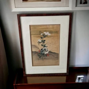 ⚡1920′s Itcho Hanabusa A White Cat Japanese Woodblock Print (reprint), Framed ⚡ - Picture 1 of 13