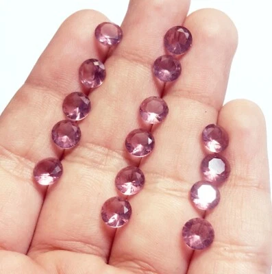 9.40 Ct/ 15 Pcs Lot Smoky Quartz Topaz Loose Gemstone With Free Gift - Image 1 of 4