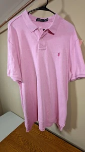 Vintage Polo Ralph Lauren Poloshirt Logo Stick Pink Größe: US XXL - Bild 1 von 4