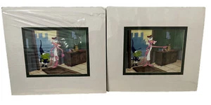 2 Pink Panther 1999 Original Animation Cel Coa Hanna Barbera Hexe Halloween BL7 - Bild 1 von 10