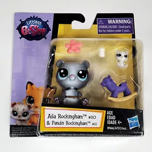 JUEGO DE OSOS MÁS PEQUEÑO TIENDA DE MASCOTAS AILA ROCKINGHAM & PANDIN LPS 110 111 MOSC HASBRO 2016 - Imagen 1 de 6