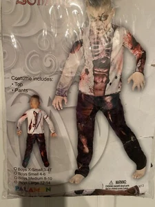 NIP Zombie Costume Shirt And Pants Child Size Large 12-14 - Picture 1 of 12