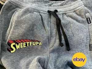 Phat Farm Sweatpants Grey Heather Knit Joggers Fleece Lined Men's Large NWT - Picture 1 of 6