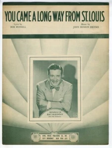 JAZZ LOCALE CITY Noten 1948 You Came A Long Way From St Louis RAY MCKINLEY - Bild 1 von 1