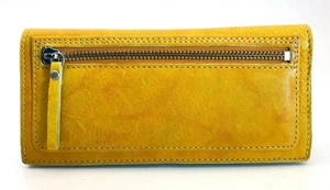 MIMCO LARGE POCKET LEATHER WALLET IN CANARY YELLOW BNWT RRP$139 - Picture 1 of 5