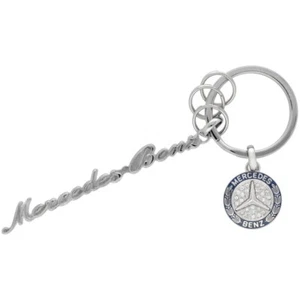 Keyfob Mercedes-Benz Classic Lettering Silver Mercedes-Benz - Picture 1 of 2
