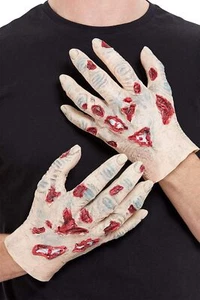Smiffys 52037 Zombie Latex Hands, Unisex Adult, Beige - Picture 1 of 1