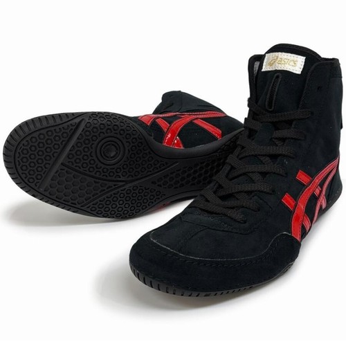 Scarpe da boxe ASICS Wrestling EX EO (successore a TWR900) nere x rosse