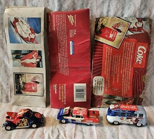 Johnny Lightning 1:64 Coca-Cola Set of 3 Poster Car Collection Never Played With - Picture 1 of 10
