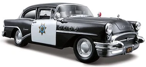 1955 BUICK CENTURY POLICE 1:26 DIECAST MODEL CAR BY MAISTO 34295 - Picture 1 of 6