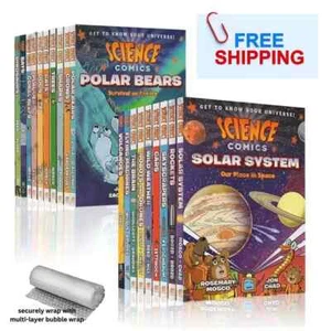 Science Comics Series: Get to Know Your Universe 28 Books Complete Set Kids Gift - Picture 1 of 12