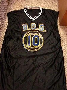 BSS basketball jersey vtg Blessed Sacrament School lrg Toledo OHIO #10 Catholic - Picture 1 of 2