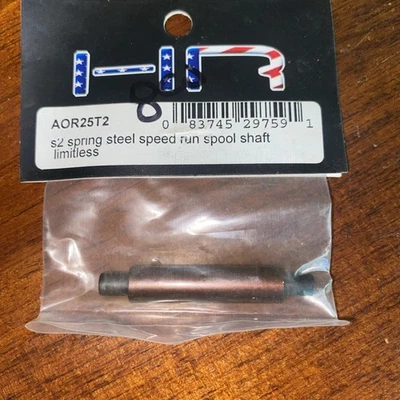 NEW Hot Racing S2 Spring Steel Speed Run Spool Shaft 1/7 Limitless AOR25T2 - Image 1 of 2