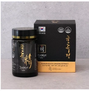 GeumHeuk Korean Panax Black Ginseng 240g - 100% Premium Black Ginseng / 1EA,2EA/ - Foto 1 di 6