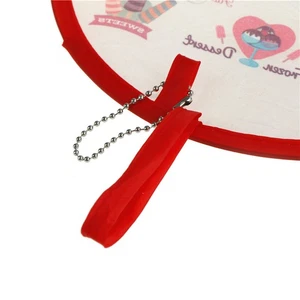 1pc Portable Round Japanese Style Folding Fans Hand Fan for Wedding Part y.hw - Picture 1 of 12
