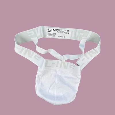 C-IN2 men white Core Y-back cotton G-string Thong underwear size S M L XL 2XL - Image 1 of 4