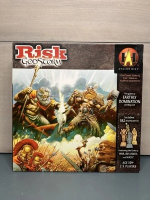 Risk Godstorm Board Game Avalon Hill 2004 - New Open Box - Complete 382 Pieces - Image 1 of 4
