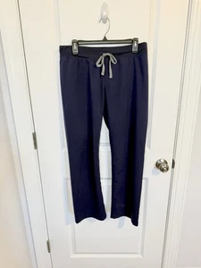 Figs High Waisted Livingston Basic Scub Pants Navy Women’s Size Medium  - Picture 1 of 5
